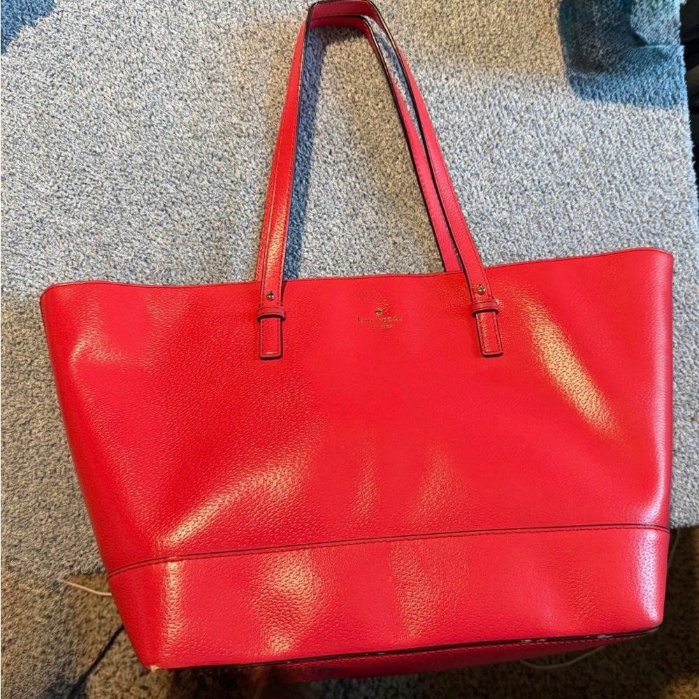 Kate Spade Vibrant Red Tote Bag